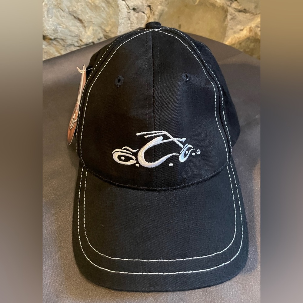 Orange County Choppers Logo Brand Hat Cap Adjustable Strap Black Motorcycle NAPA